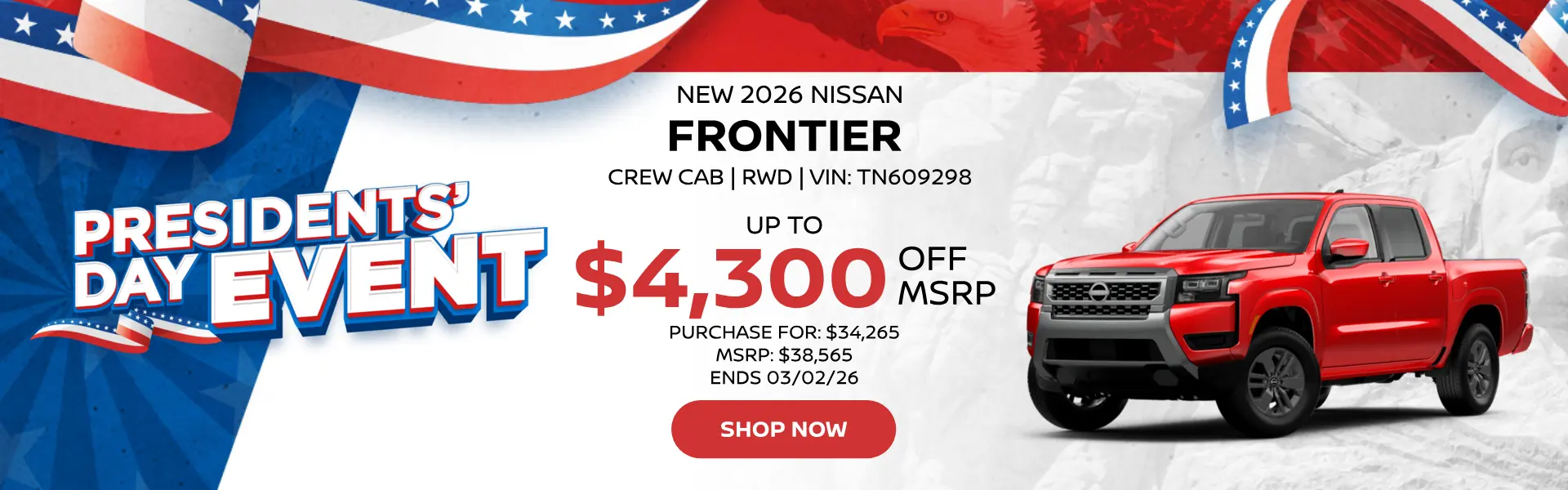 New 2026 Nissan Frontier