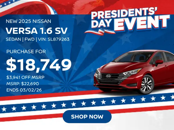 New 2025 Nissan Versa