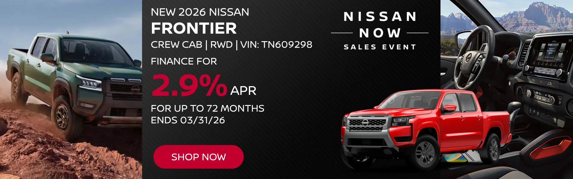 New 2026 Nissan Frontier