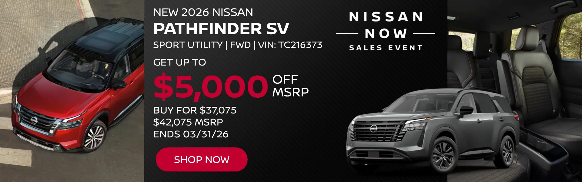 New 2026 Nissan Pathfinder