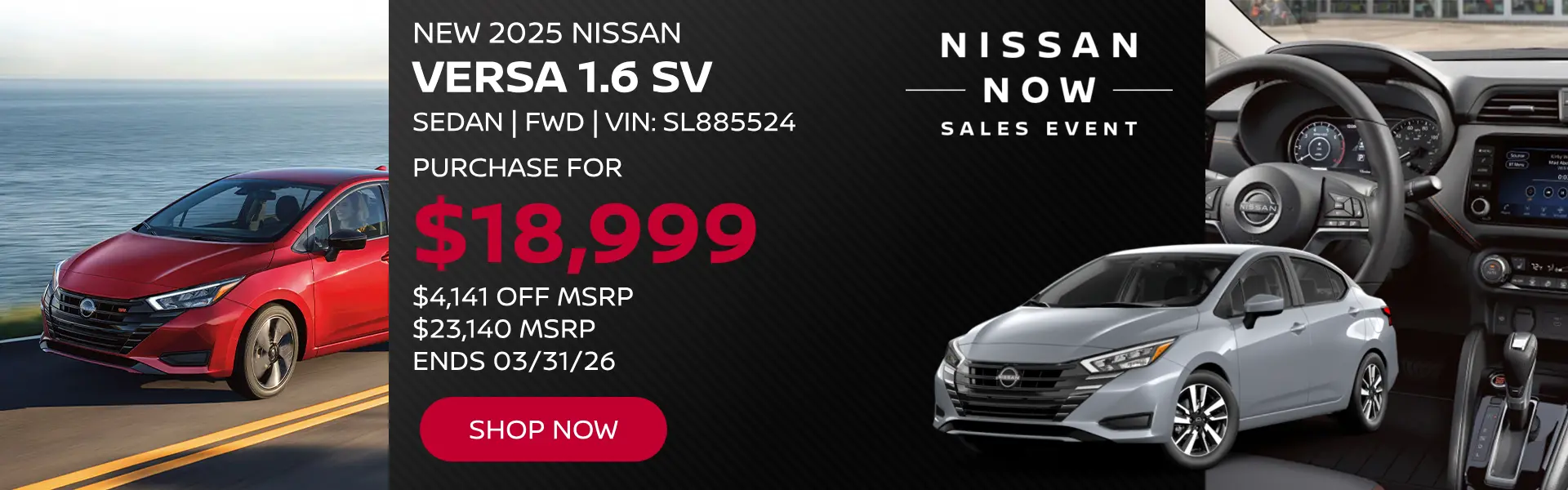 New 2025 Nissan Versa 1.6 SV